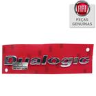 51804452 - emblema dualogic cromado - de 2006 à 2016 - 500 / bravo fase 1 / bravo / grand siena / idea fase 1 / idea / linea / novo palio / palio week