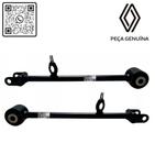 551119305r - kit com 2 braços longitudinais da suspensão traseira - direito e esquerdo - motor 1.6 16v/2.0 16v - 4x4 - 2011 em diante - captur / duste - RENAULT GENUINA