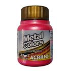 555 tinta metal colors acrilex - vermelho - 37ml
