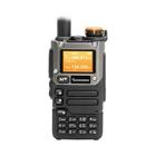 5W Quansheng UV-K6 Walkie Talkie Tipo C Carga UHF VHF DTMF FM Scrambler NOAA Frequência Sem Fio