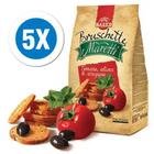 5x Bruschetta MARETTI Tomato, Olive e Orégano 85g