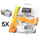 5x Conector Keystone Fêmea Cat6 Rj45 SohoPlus Furukawa