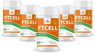 5x FTCELL - Spirulina, Psyllium, L-Carnitina, Café Verde, Laranja Moro e Picolinato de Cromo 60 Caps Celliv