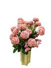 5x Hortênsias Pequena Artificial Buque Com 35 Flores Total - ALINEZ OUTLET