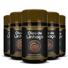 5x óleo de linhaça 1450mg 60caps premium hf suplements - HF SUPLEMENTOS