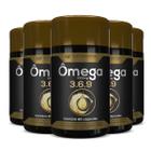 5x OMEGA 3 6 9 60CAPS PEIXE LINHAÇA BORRAGEM HF SUPLEMENTS - HF SUPLEMENTOS