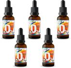 5x Vitamina D3 2.000 UI 30ml sabor frutas vermelhas