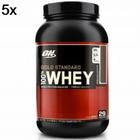 5X Whey Protein 100% Gold Standard - 909g Double Rich Chocolate - Optimum Nutrition