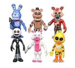 Kit 5 Bonecos Five Nights At Freddy 'S Fnaf Action Figure - Hvmix