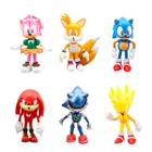 Kit Conjunto Brinquedo 3 Bonecos Metal, Super Sonic, Knuckles Coleção The  Hedgehog 16cm Somic Sega em Promoção na Americanas