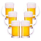 6 Canecas Chopp 350ml HIPPY Restaurante Bar Choperia - Globimport