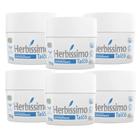 6 Desodorante Creme Herbissimo Talco Antitranspirante 55G - Herbíssimo