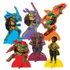 6 Display de mesa Decoração Tartarugas Ninja cor mais viva