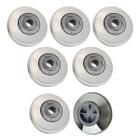 6 Dispositivos De Retorno + 1 Aspiração Piscina Aço Inox 316
