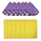 6 Flanelas 40x60 Premium + 6 Flanelas Purple 60X40 Autoamerica