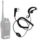 6 Fones de Ouvido Microfone para Rádio comunicador Baofeng