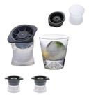 6 Forma Gelo Esfera Bola Silicone Grande Redonda Bar Whisky