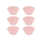 6 Forminhas Silicone Cupcake Mini Forma Bolo Muffin Petit Gateau Cozinha - Assadeira