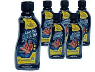 6 Limpa Couro Autoshine Renova Superficies Em Couro 200ml Hidratar e Limpar Renovar