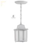 6 Luminaria Pendente Colonial Externo Vintage Branco Alz16 - Acende a Luz