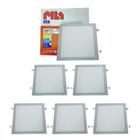 6 Luminárias Painel Led Embutir Philips Pila 24w 6500k