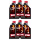 6 Óleos de Motor Sintético Alto Desempenho Motul X-Tech Clean 5w-30 Audi Bmw Citroen Ford Hyundai Jeep Mercedes