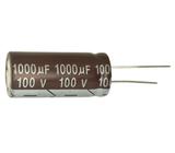 6 pçs - capacitor eletrolitico 1000x100v - 1000uf x 100v