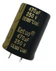 6 PÇS CAPACITOR ELETROLITICO 470X250V - 470UF X 250V 105º