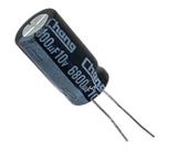 6 pçs - capacitor eletrolitico 6800x10v - 6800uf x 10v - CHANG