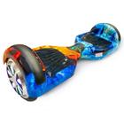 6 Polegadas Hoverboard Skate Eletrico Infantil Crianca Bluetooth Bivolt Com Leds Colorido Roda Overboard Gelo Fogo