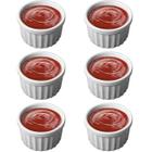 6 Ramekin de Porcelana 45ml Ramequim Bowl