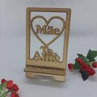6 Suportes De Celular Mãe Te Amo Em Mdf