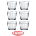 6 Tigelas Redonda 150ml Tampa Coloridas Papinha Vidro Nadir - NADIR FIGUEIREDO