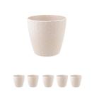 6 un Vaso plantas colmeia decorativo flor G BEGE