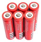 6 unidades Bateria Recarregável Modelo 18650 6800mah 3.7v