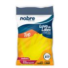 6 x Luva Borracha Nobre Amarela Slim (P)