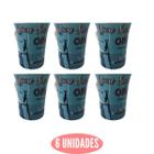 6 Xícara Home Offices Achocolatado 340ml Café Vidro