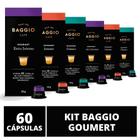 60 Cápsulas Para Cafeteira Nespresso Baggio Café Gourmet 6 caixas
