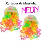 60 Cortador de Massinha NEON Dinossauro Safari Molde Para Kit Festa