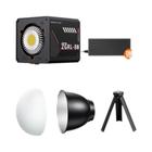 60W pro Portátil LED COB Bi-Color Fotografia Luz 2800K-7500K Para Tiro Ao Ar Livre Portátil - Cuthberht