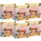 6UN Sabonete Vegetal Hidratante Hawaii Exotic 170g Davene