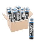 6x Adesivo de Silicone Acetico 280g Preto Tekbond