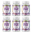 6x Artrofive Colágeno Tipo II, Cálcio, Magnésio, Vit D3 e k2 60 Capsulas de 500mg - Nataly