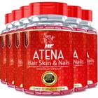 6X Atena Hair Skin Nails Hf Suplementos 30 Caps - HF Suplements