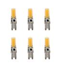 6x Lâmpada Halopin Led G9 2508 Cob 9w Para Lustres Arandela 220V