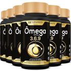 6X Omega 3 6 9 60Caps Peixe Linhaça Borragem Hf Suplementos - HF Suplements