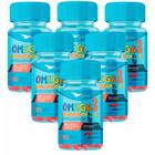 6x Ômega 3 Peixinho Kids-180 EPA-120 DHA -T.G Family-120caps - Global Suplementos