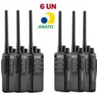 6X Rádio Comunicador Intelbras Rc3002 G2 - Walkie Talkie Ht