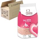 6X Sal Rosa Himalaia Fino Q-Vita Pacote 1 Kg