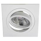 6x Spot Ecco Quadrado Rente Embutir Gu10 + Led Ar70 St1842 - Bella Iluminação